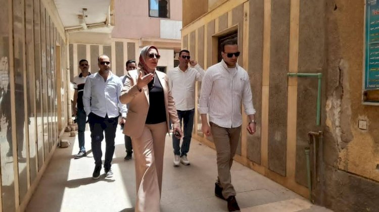 وكيل صحة البحيرة يتفقد تطوير حميات كوم حمادة