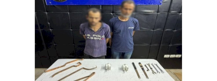 ضبط عاطلين لقيامهما بسرقة قطع نحاسية من داخل غرفة كهرباء بالقاهرة