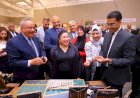 "مرجريت وعطية" يفتتحان معرض ديارنا للحرف اليدوية والتراثية بمكتبةالإسكندرية