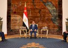 السيسي يستقبل نبيل فهمي المرشح لمنصب الأمين العام لجامعة الدول العربية