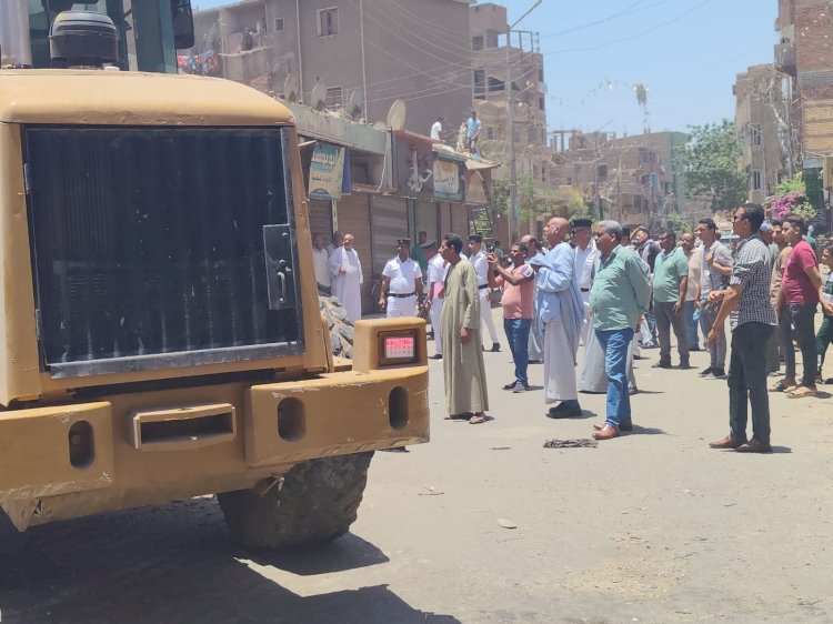 حملة مكبرة تزيل تعديات على 13 فدان أملاك دولة وزراعة بأبوتشت وقفط