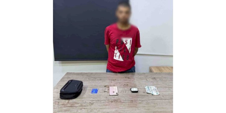 اتخاذ الاجراءات القانونية ضد عاطل فيديو سرقة حقيبة من داخل سيارة بالجيزة