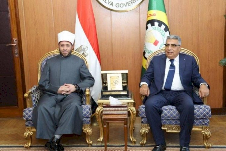 محافظ الدقهلية يستقبل وزير الأوقاف