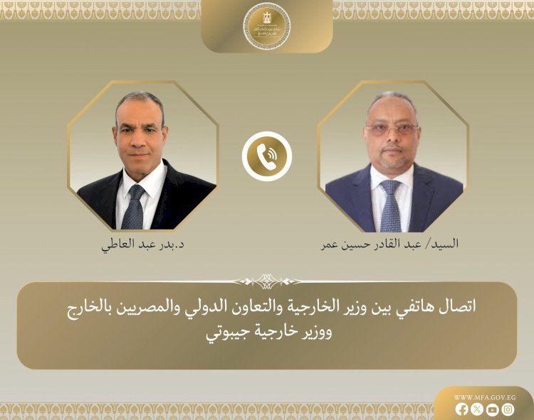 وزير الخارجية ونظيره الجيبوتي يبحثان سبل تعزيز العلاقات الثنائية