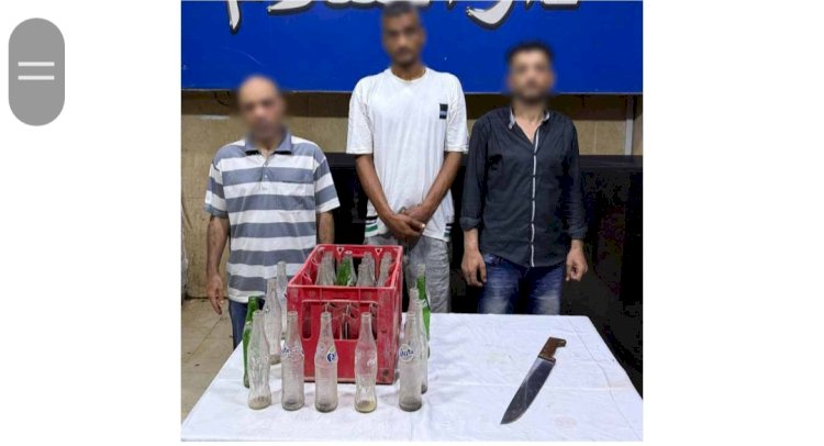ضبط طرفي مشاجرة القاء الحجارة من اعلي سطح عقار علي المارة بالقاهرة