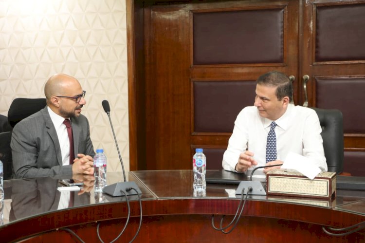 وزير الزراعة يستقبل  شركة "بيتي" لبحث تطوير مراكز تجميع الألبان