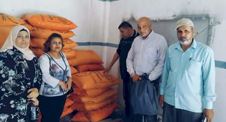 ضبط 2.5 طن أسمدة كيماوية مدعمة ومحظور تداولها بمركز بيلا