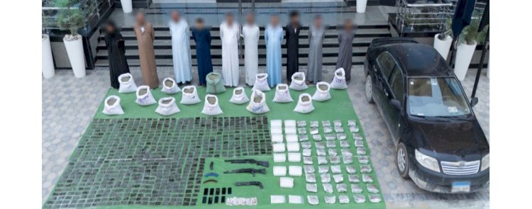ضبط 900 كيلو مخدرات بعدة محافظات