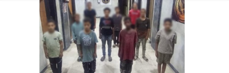 ضبط 5 رجال  و4 سيدات لقيامهم باستغلال الاحداث في التسول بالجيزة