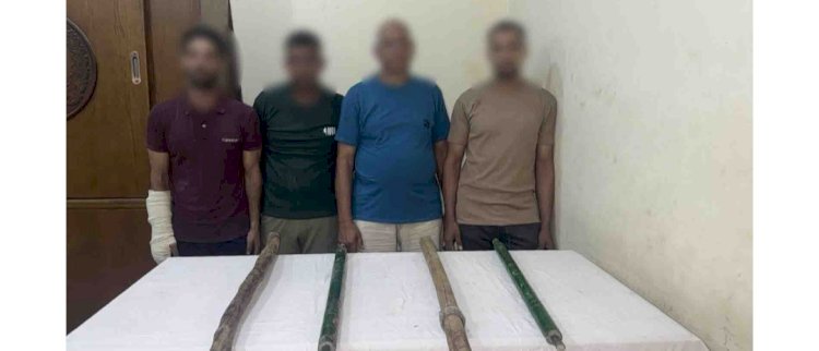 ضبط طرفي مشاجرة فيديو العصا الخشبية بالبحيرة