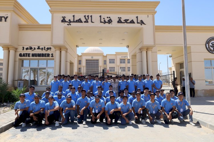 جامعة جنوب الوادي الأهلية تنظم الدورة (52) للتربية العسكرية
