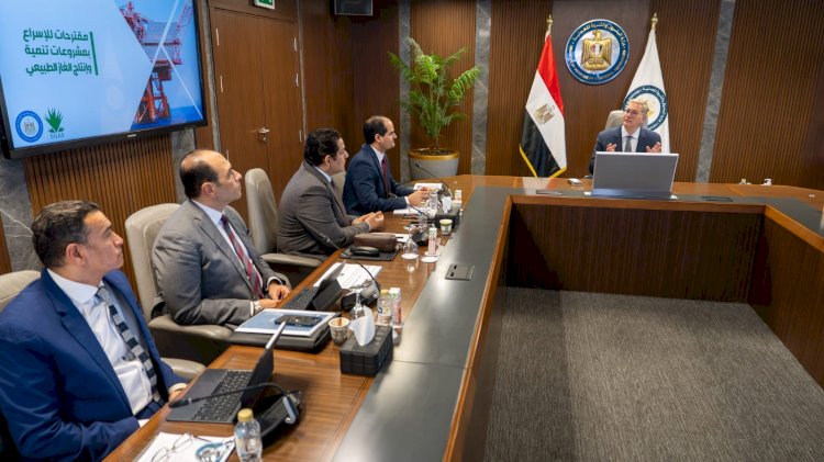 وزير البترول يتابع مع قيادات إيجاس سير العمل والتحديات الحالية