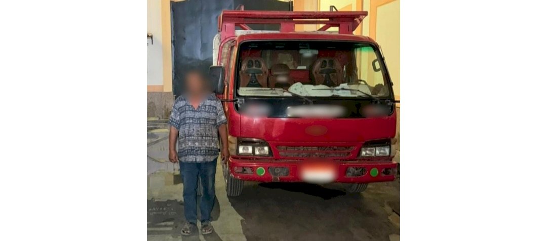 اتخاذ الاجراءات القاتونية ضد سائق قام بتحميل حمولة أطوال غير مصرح بها بالبحيرة