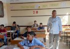 عبد الواحد يتابع  امتحانات الدور الثاني لصفوف النقل بأبوتشت