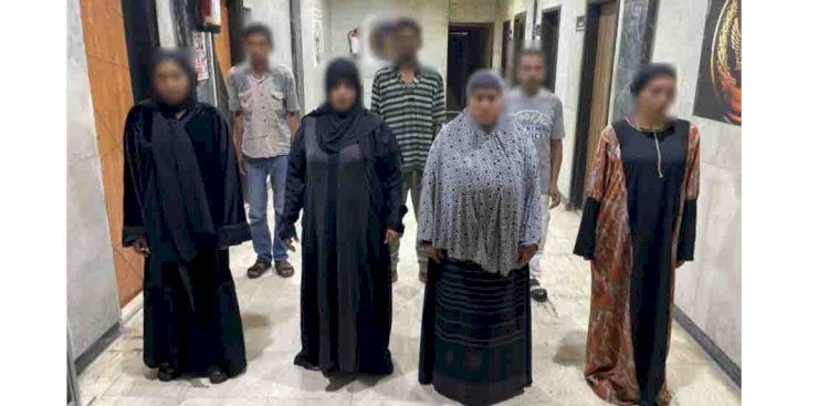 ضبط (3 رجال و4 سيدات) لقيامهم باستغلالالاحداث في التسول بالقاهرة