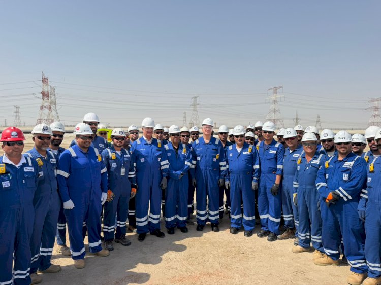 وزير البترول  يتفقد مشروع “إنبي” بالإمارات