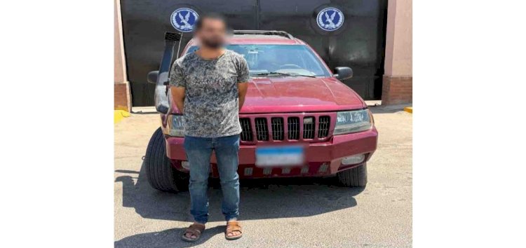نكشف منشور قيام قائد سيارة ملاكى بطمس اللوحات المعدنية الخلفية للسيارة بالقليوبية