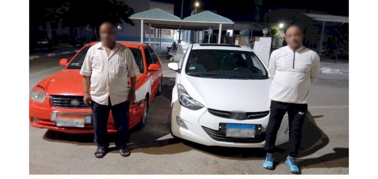 نكشف فيديو قيام  سائق السير برعونة وإصطدامه بسيارة بالإسماعيلية