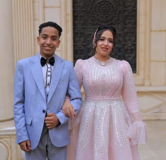 مليار مبروك  خطوبة جميلة الجميلات ملك إبراهيم علي الصحفي محمد حمدى
