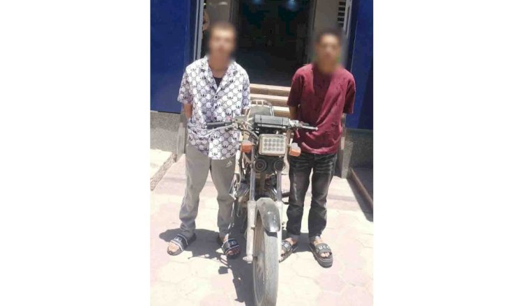 نكشف فيديو سرقة دراجة عامل بالفيوم