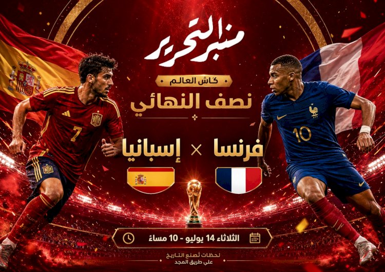 فرنسا واسبانيا وحسم بطاقة العبور للنهائى..الموعد والتشكيل والقنوات الناقلة
