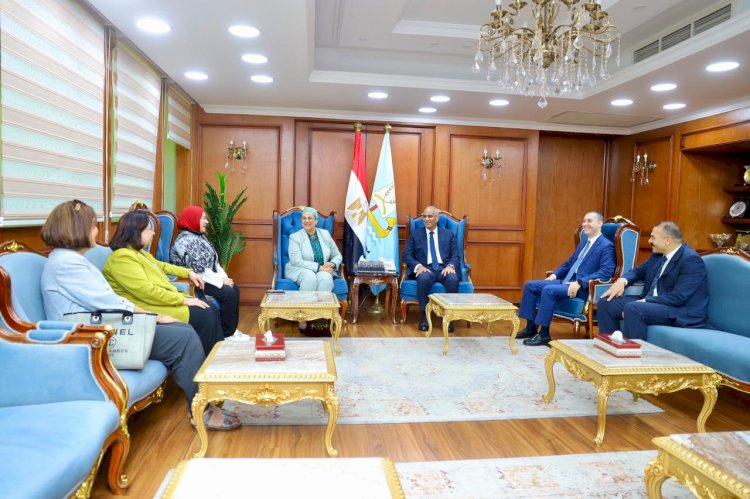 محافظ كفرالشيخ يستقبل رئيسة المجلس القومي للمرأة في مستهل زيارتها للمحافظة