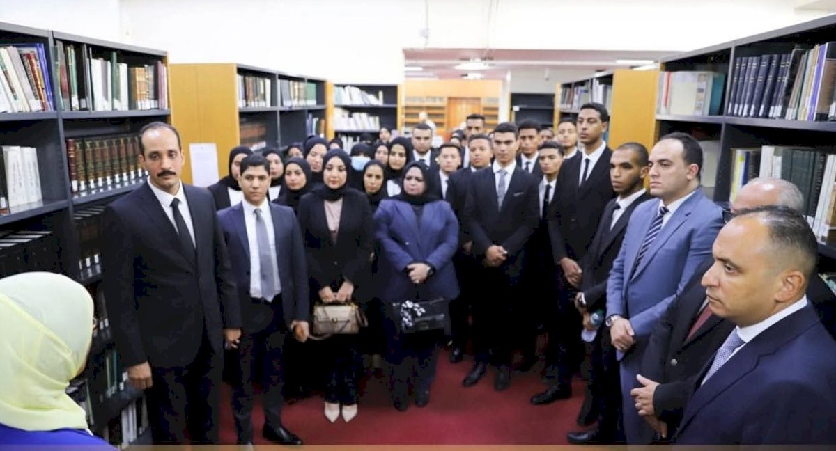 مجلس الدولة يستقبل وفدًا من طلاب كلية الحقوق بجامعة قنا