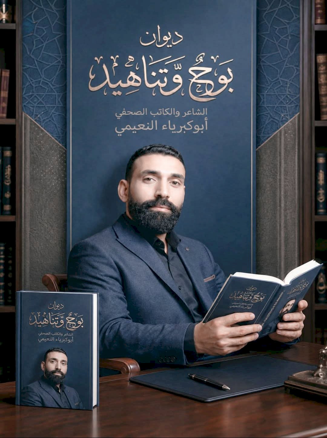 صدر حديثاً ..ديوان "بَوْحٌ وَتَنَاهِيد" للشاعر أبي كِبْرِيَاء النُّعَيْمِي