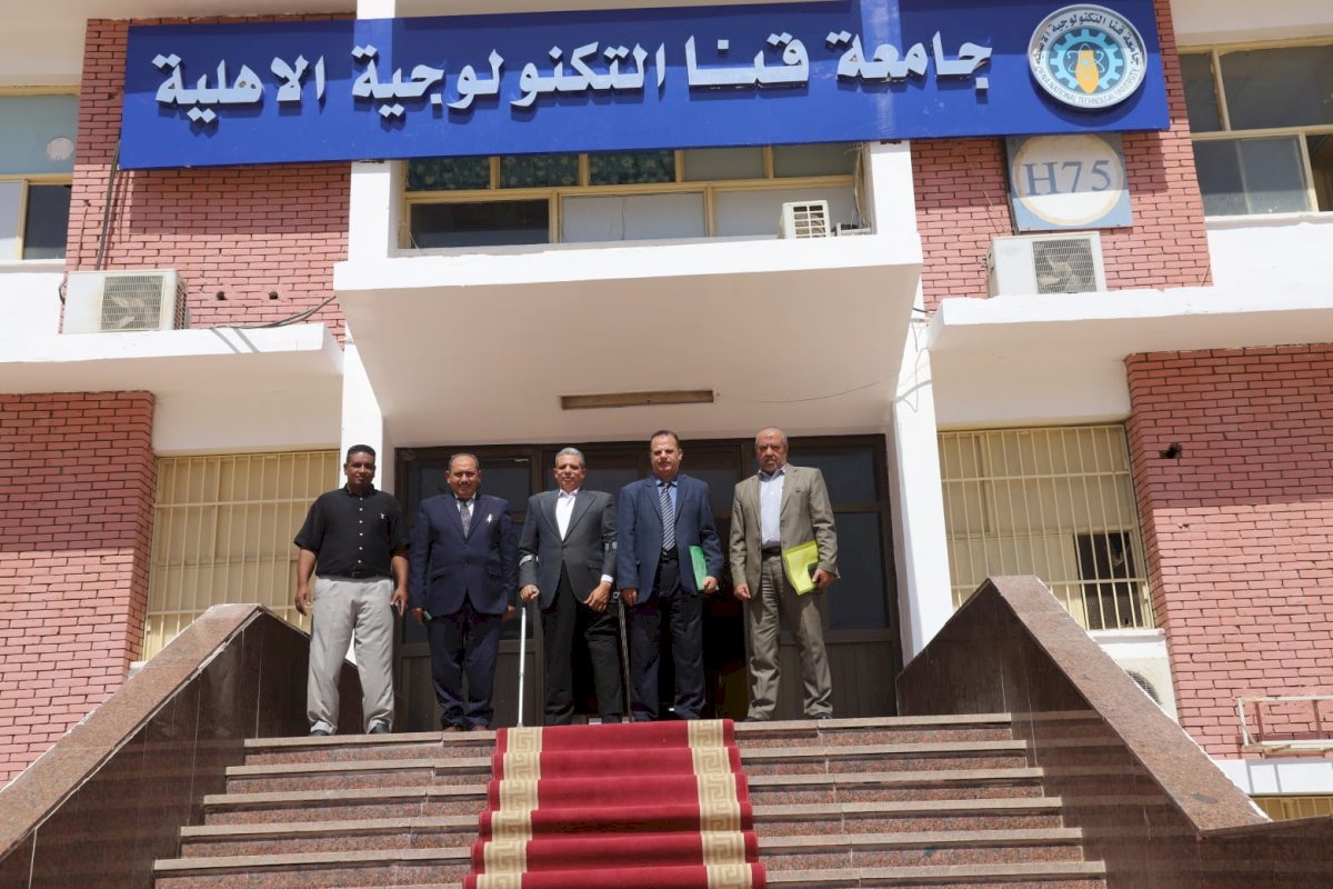 لجنة من وزارة التعليم العالي للوقوف على إنشاء جامعة قنا التكنولوجية الأهلية