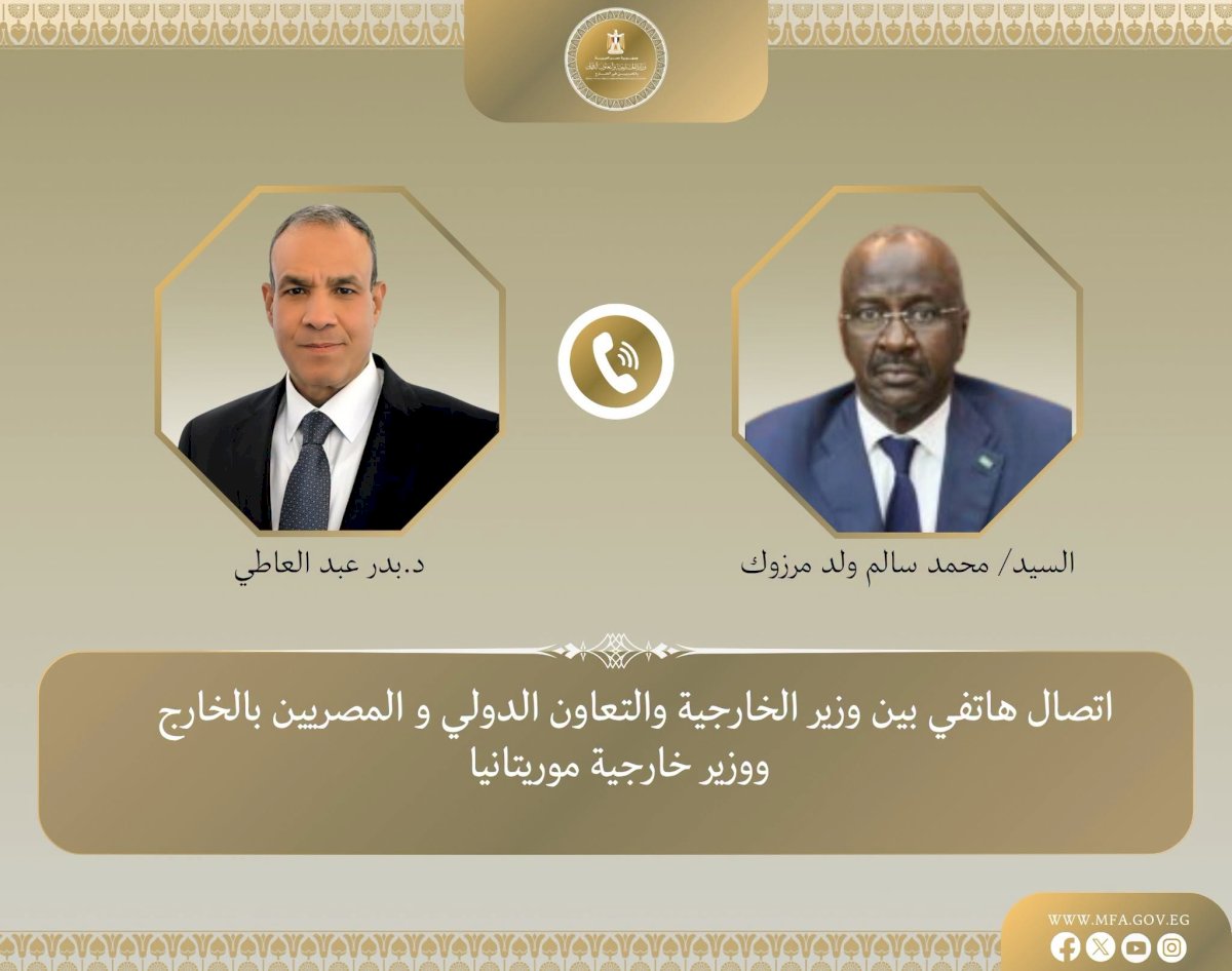 وزير الخارجية يبحث مع نظيره الموريتاني تعزيز العلاقات الثنائية بين البلدين