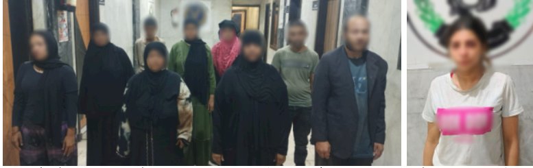ضبط 3 رجال و7 سيدات لاستغلالهم الاحداث في التسول