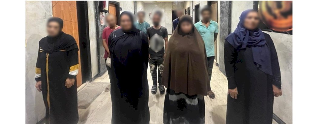 ضبط (5 رجال و4 سيدات) لقيامهم باستغلال الاحداث في التسول بالجيزة