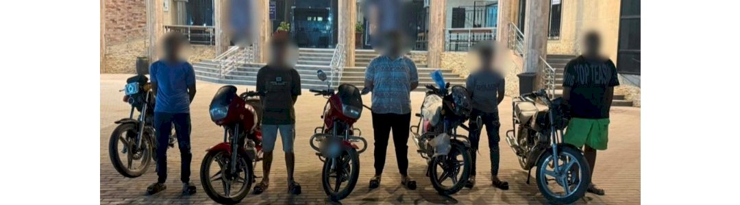 التحفظ علي ٥ دراجات لقيام قائديهم بحركات استعراضية بالغربية