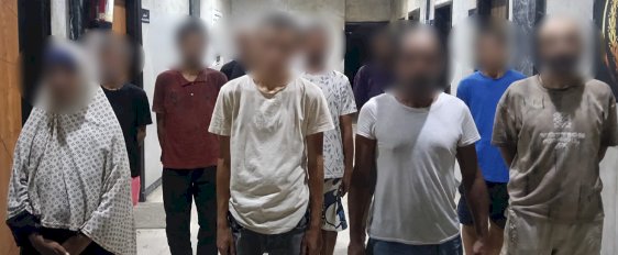 ضبط "9 رجال وسيدة " لقيامهم استغلال الاحداث في التسول