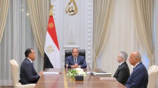 السيسي يجتمع برئيس الوزراء ووزير العدل
