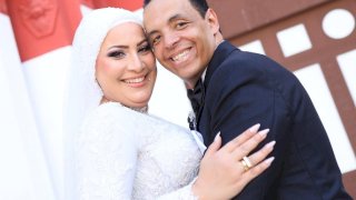 مليار مبروك زفاف مي حسام لفارس الشباب شريف أبو الخبر