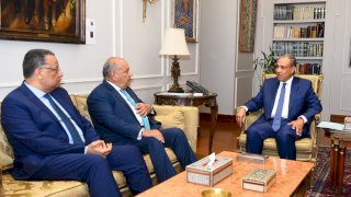 وزير الخارجية يستقبل وكيل مجلس النواب وعضو بمجلس الشيوخ