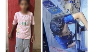 اعرف فيديو قيام فتاة بسرقة مبالغ مالية من المحال التجارية بالغربية