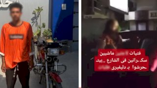 نكشف فيديو المشادة الكلامية بين اجنبيتين وسائق دراجة بالقاهرة