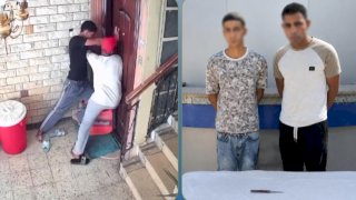 اعرف فيديو قيام عاطلين  بإنتحال صفة مندوبى توصيل لشركة طلبات ومحاولة إقتحام منزل بالقاهرة
