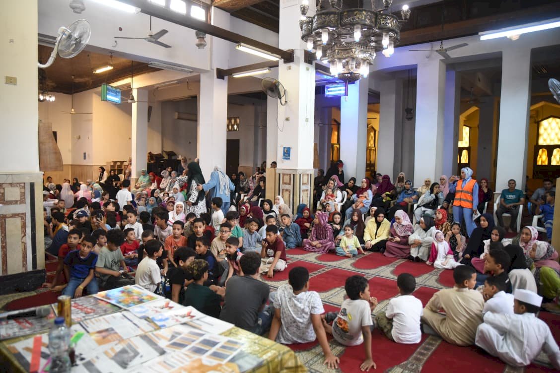 المجلس الأعلى للشئون الإسلامية وصندوق مكافحة الإدمان يختتمان فعالياتهما التوعوية بمسجد الصباح بالمعادي