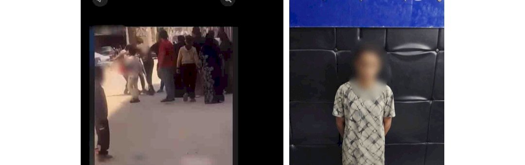 نكشف فيديو  قيام عامل بتهديد مالك مركز صيانة سيارات بسلاح أبيض بالقاهرة