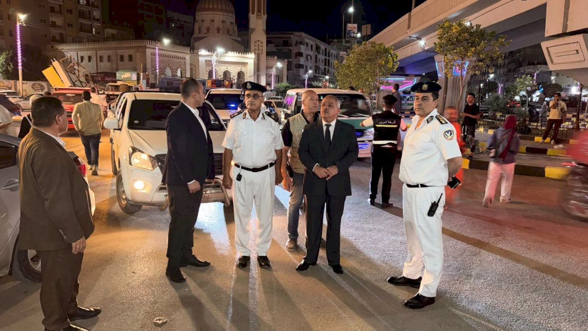 مدير أمن بني سويف يقود حملة موسعة لتحقيق الانضباط ورفع الإشغالات