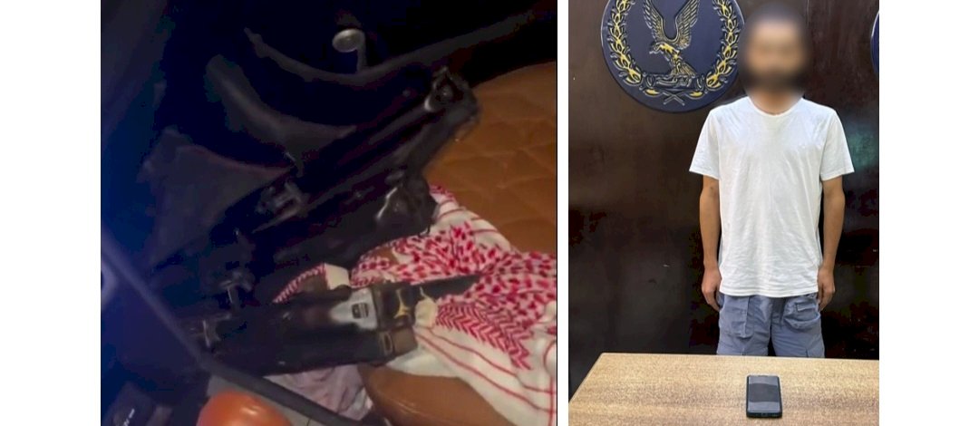 نكشف فيديو ظهور اسلحة نارية بجوار سائق بالشرقية