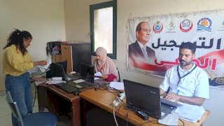 صحة قنا:الكشف على 701 مواطن بالقافلة الطبية بقرية الحلفاية قبلي بنجع حمادي