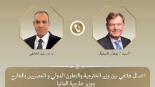 وزير الخارجية ونظيره الألماني يبحثان العلاقات الثنائية والتطورات فى الشرق الاوسط