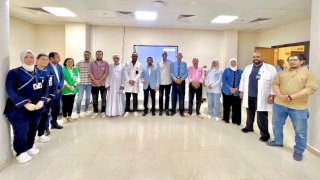 مدير هيئة الرعاية الصحية بالأقصر يناقش أوضاع المستشفيات بأرمنت