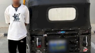 التحفظ علي توك توك  فيديو الحركات الاستعراضية  بالقاهرة