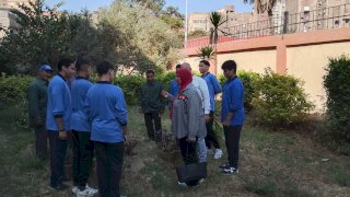ناهد العسقلاني:مبادرة اتحضر للأخضر بالجيزة تصل مدرسة أحمد لطفي السيد بالعمرانيه