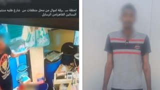 ضبط عاطل لقيامه بسرقة مبلغ مالى من داخل محل بالقاهرة
